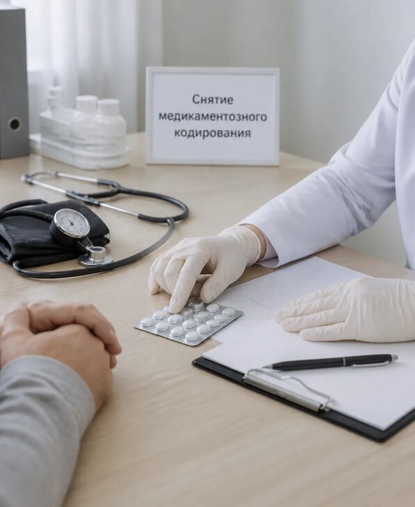 Снятие медикаментозного кодирования в Дюртюли от 5213 р. | Медзона
