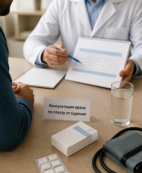 Консультация врача по отказу от курения для взрослых в Дюртюли